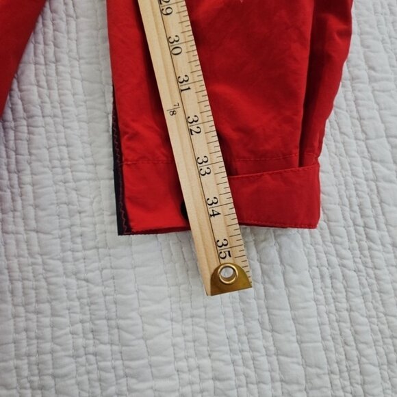 Nautica Full Zip Jacket Men's XXL Red Water Resistant Hooded EUC Tech Pocket - Picture 12 of 16